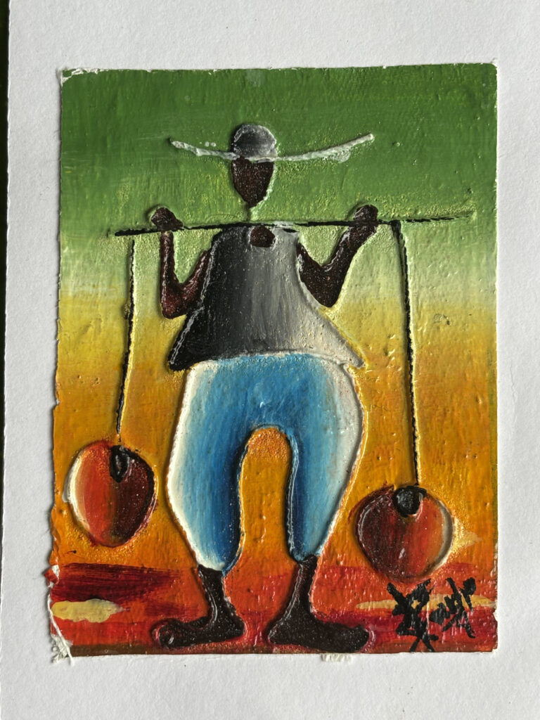 Le Travailleur au Seau (Kpalimé, Togo)